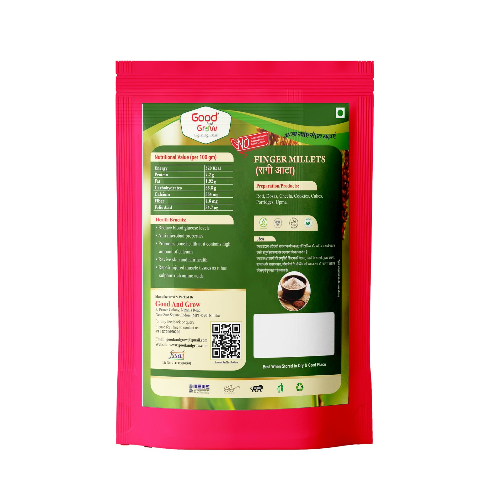 Ragi Millets Atta 1kg - Image 2