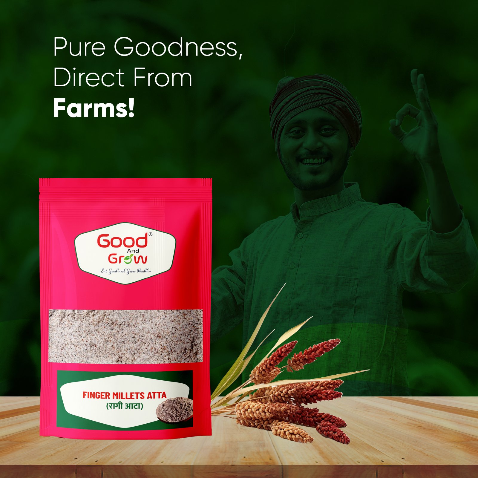 Ragi Millets Atta 1kg - Image 5