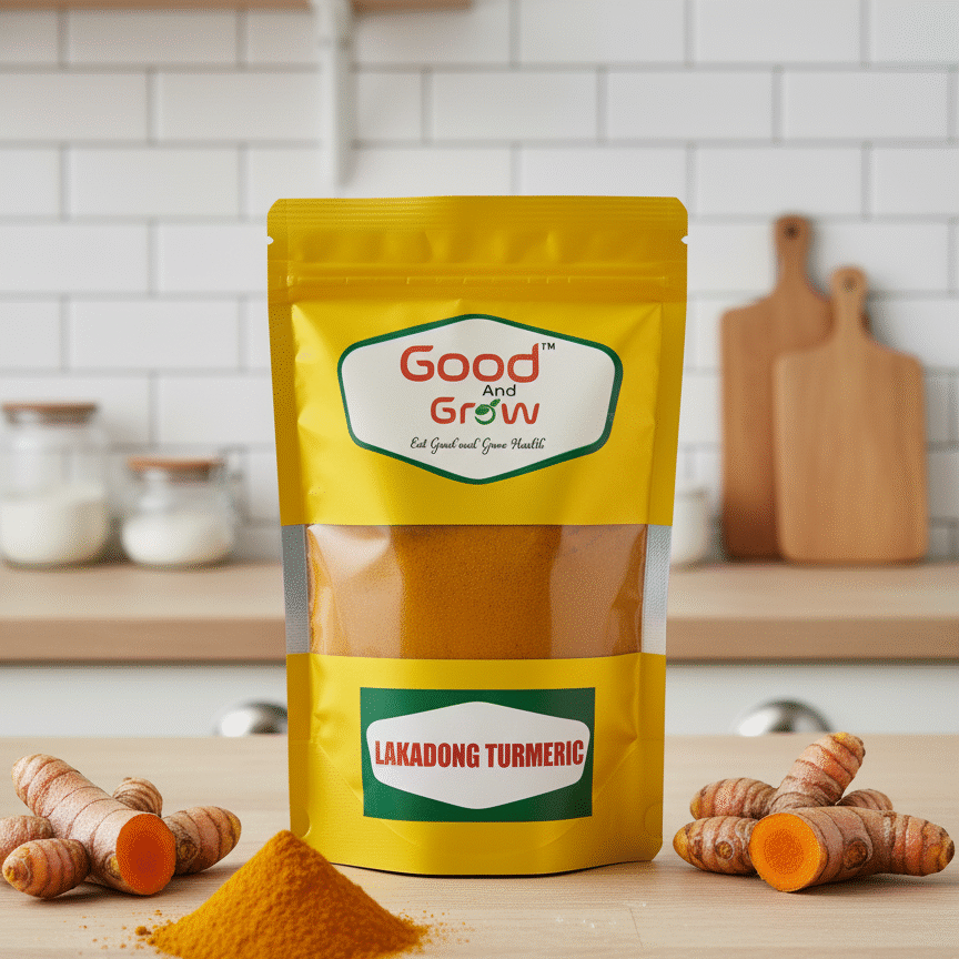 Good And Grow Lakadong Turmeric High Curcumin Packshot