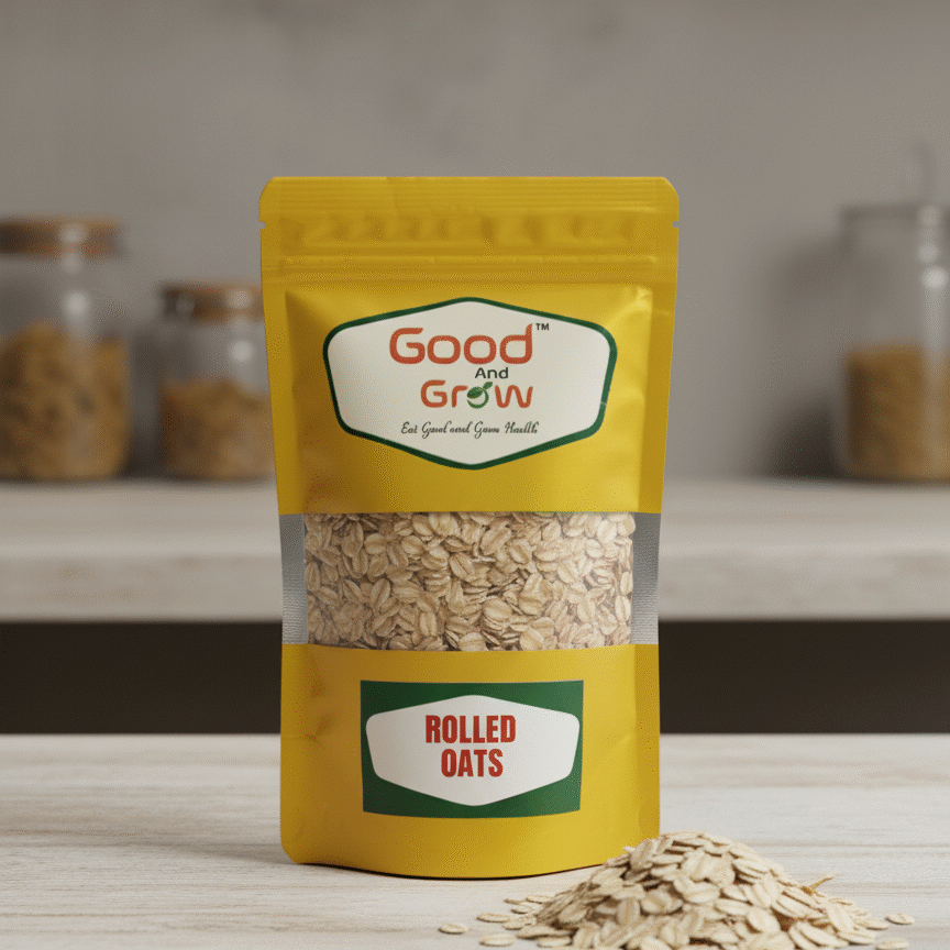 Good And Grow Premium Rolled Oats Packshot