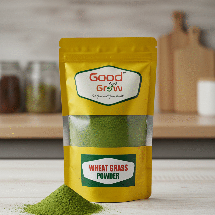 Good And Grow Organic Wheat Grass Powder Packshot